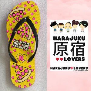 Harajuku Lovers 'Pizza Time' Flip Flops